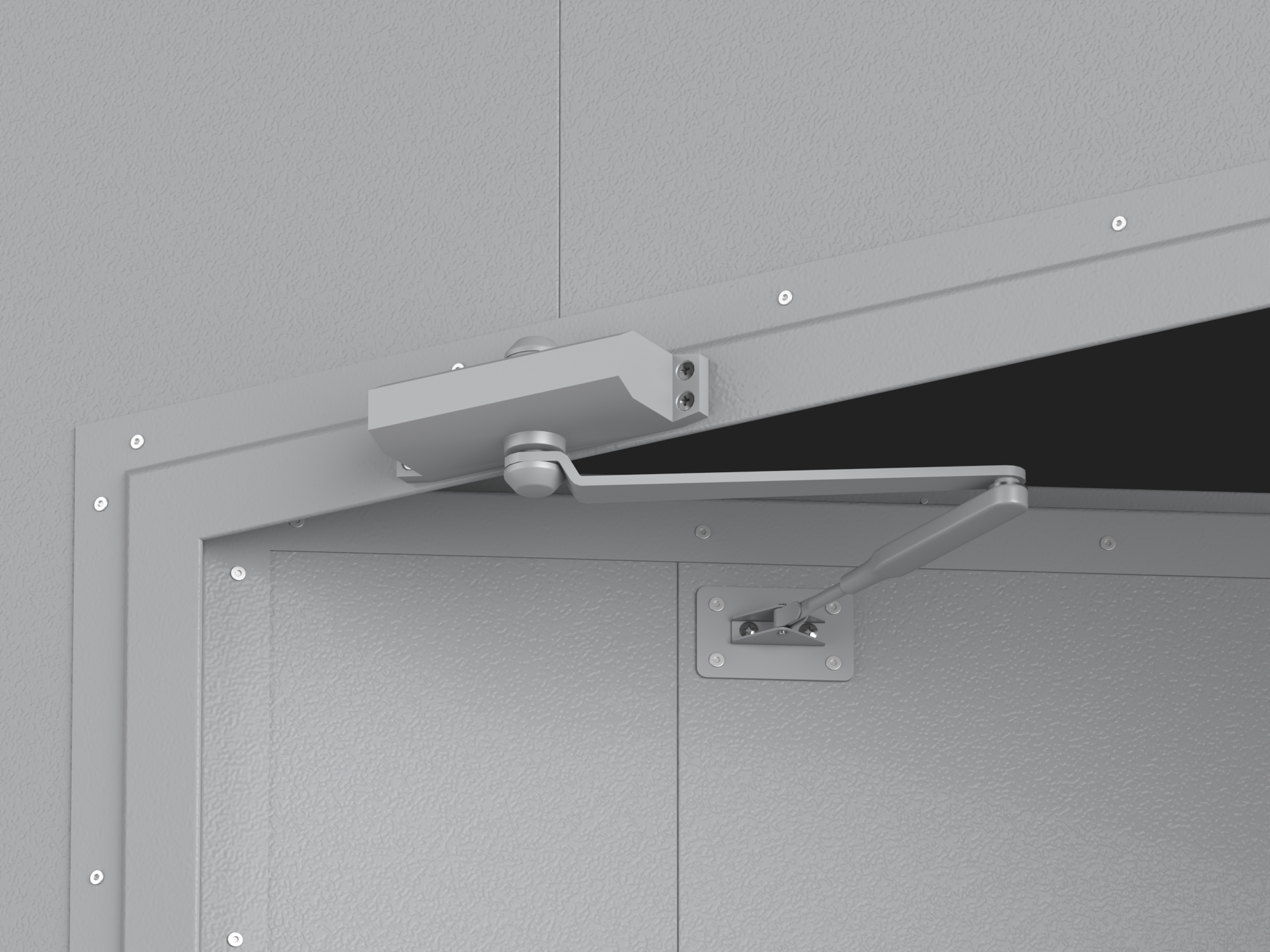 Установка доводчика на калитку обеспечивает ее плавное закрывание и полный притвор к полотну ворот.